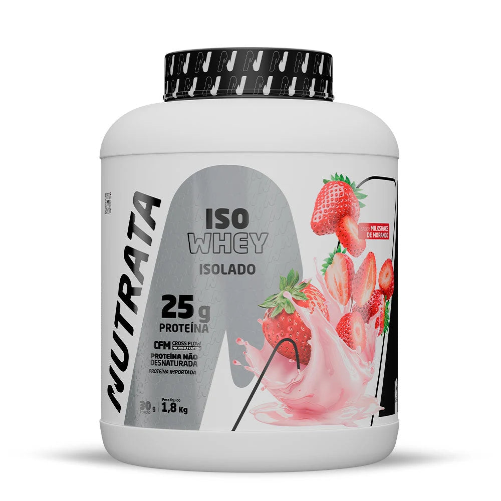Iso Whey Nutrata — Strawberry Milkshake
