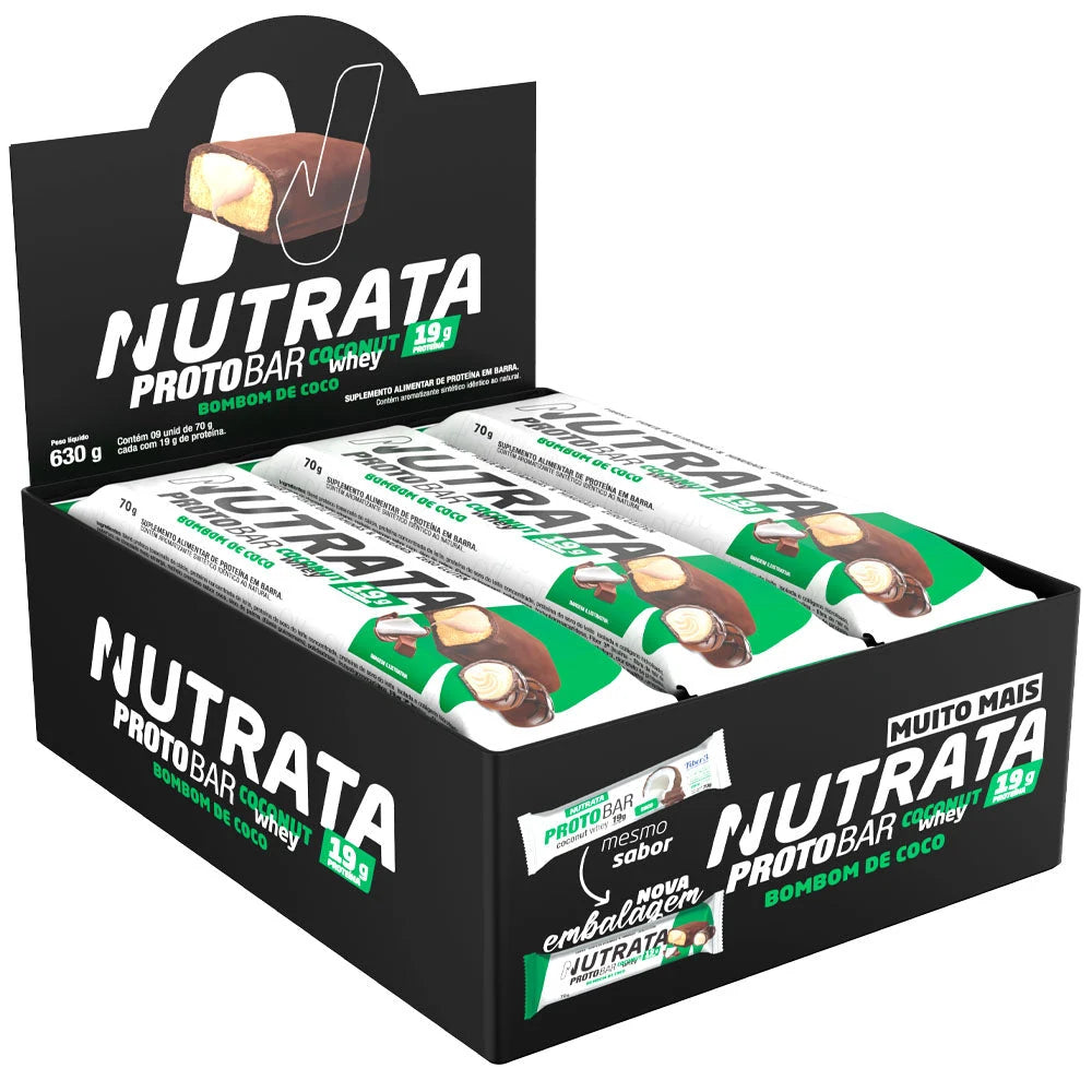 Protobar Nutrata 70g (display 8) — Coconut (Coco)