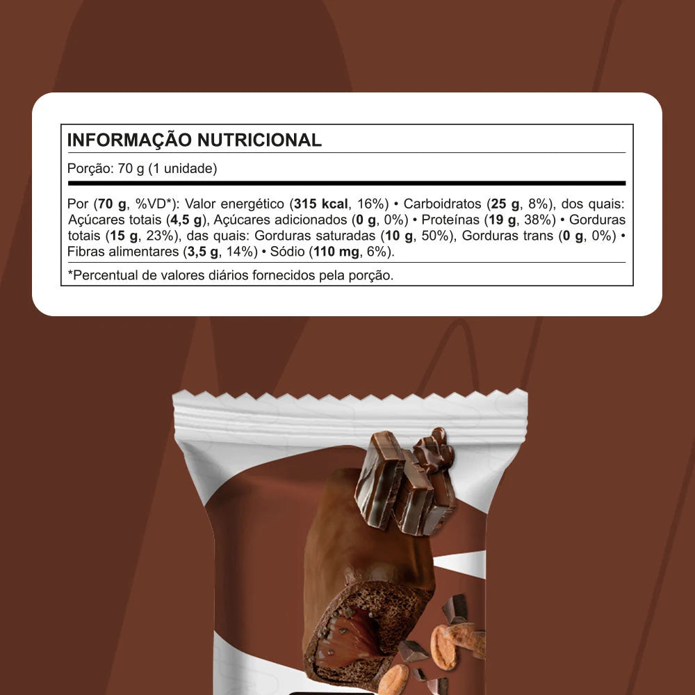 Tabela nutricional — Choco (Meio Amargo com Nibs)