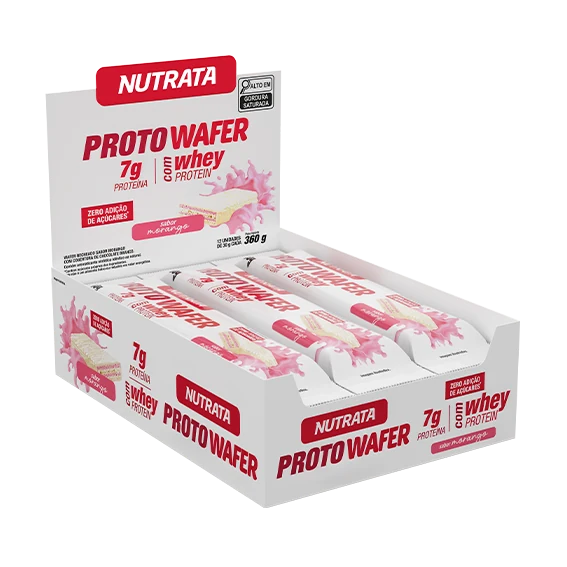 Proto Wafer Nutrata 30g (display 12) — Morango
