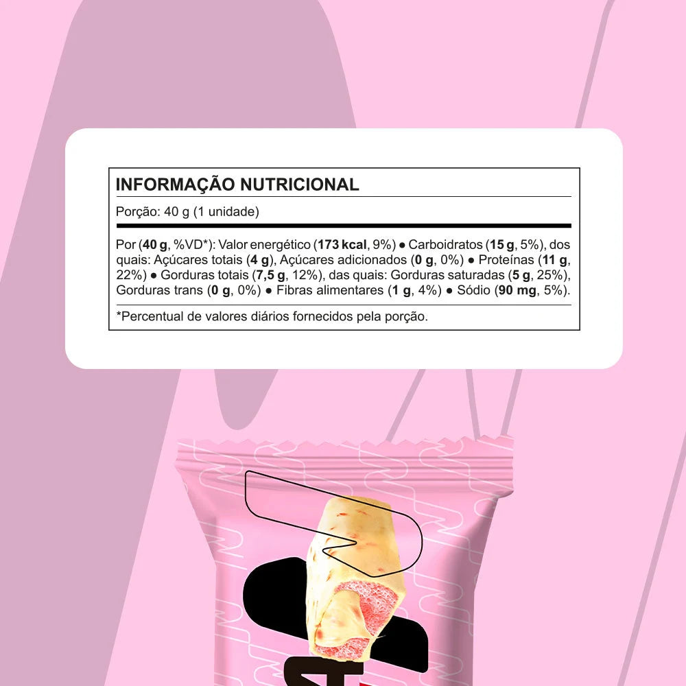 Tabela nutricional — Morango com Chantilly