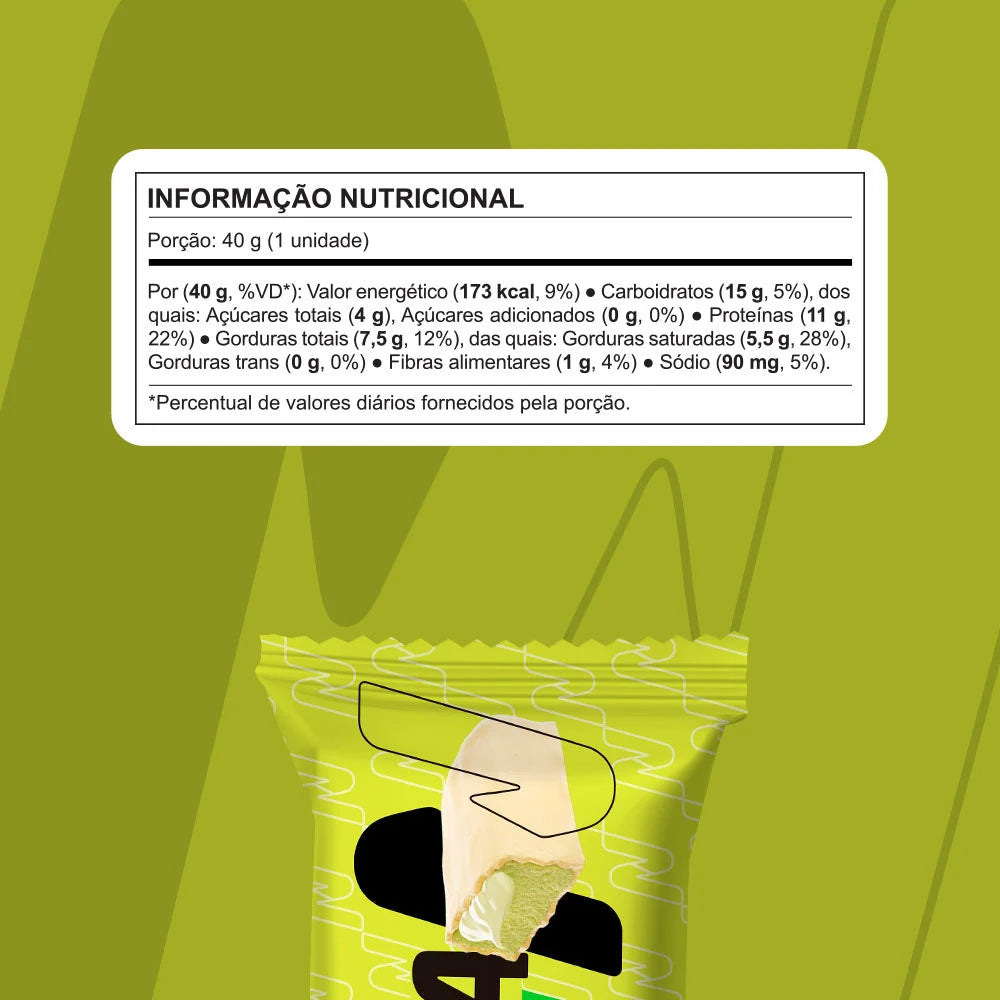 Tabela nutricional — Torta de Limão