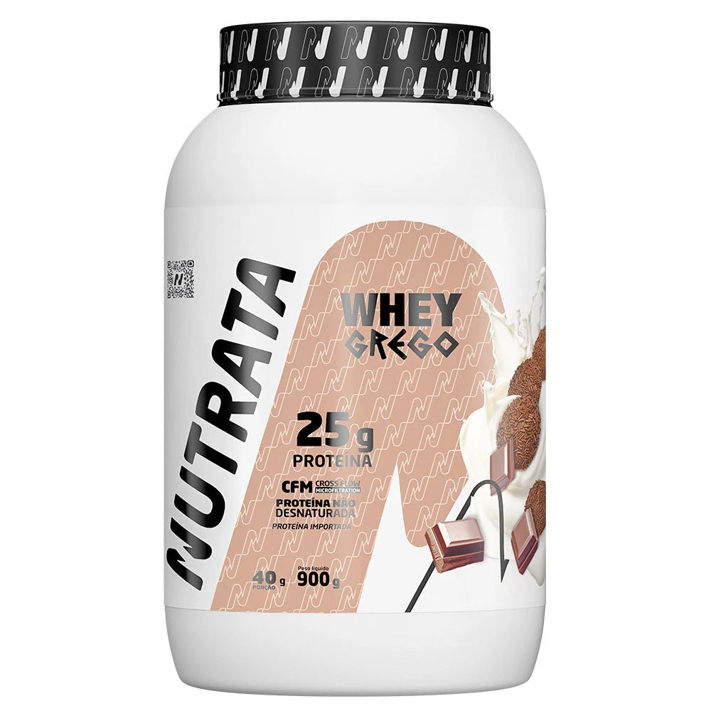 Whey Grego Concentrado Nutrata — Brigadeiro