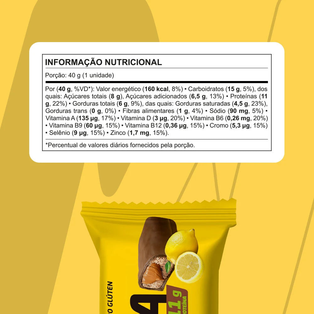 Tabela nutricional — Dulce de Leche e Limão Siciliano (Havanna)