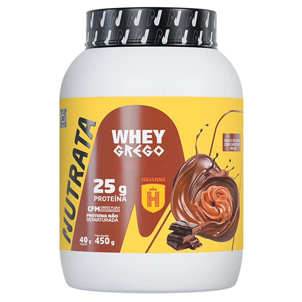 Whey Grego Havanna Nutrata — Dulce de Leche com Chocolate Belga