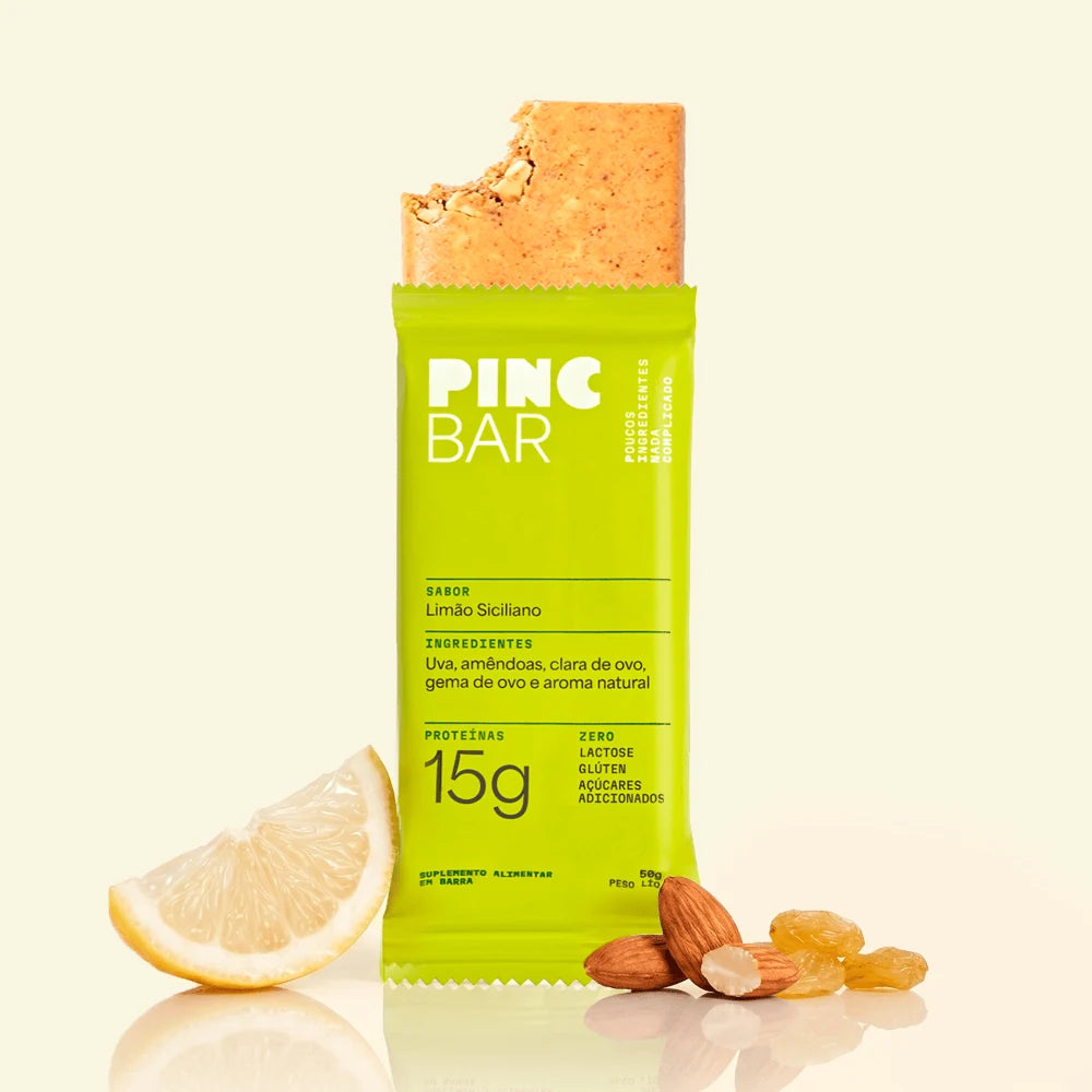 Pinc Bar Barra de Proteína sabor Limão Siciliano, unidade