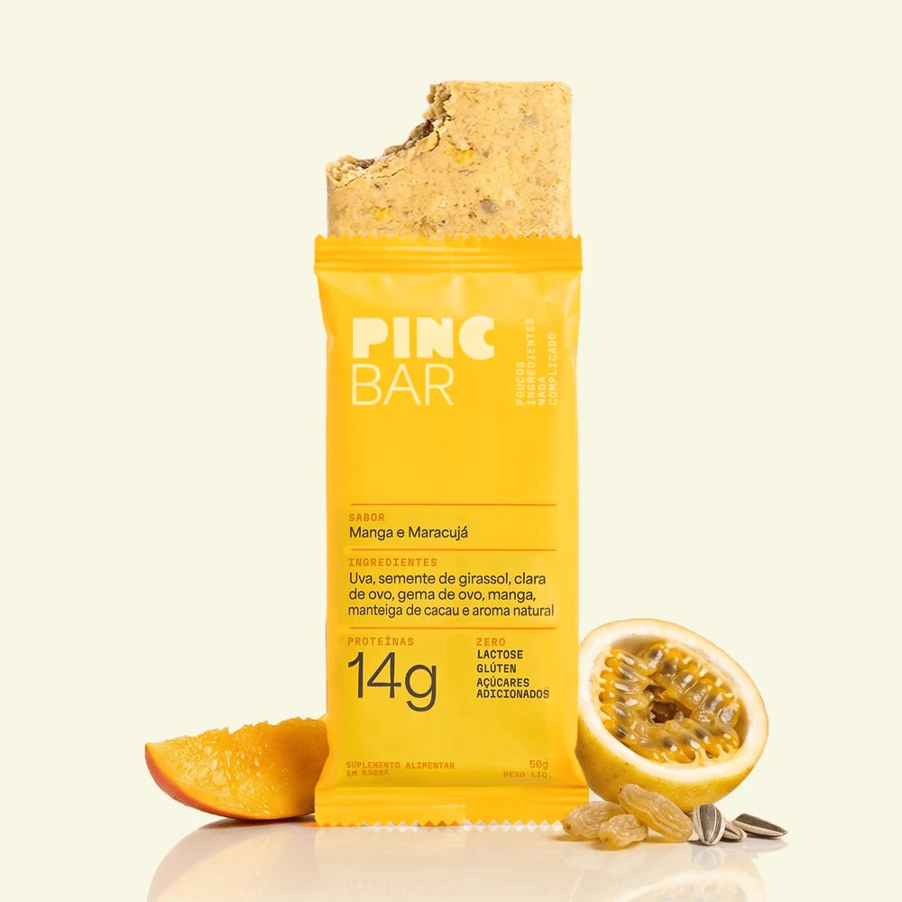 Pinc Bar Barra de Proteína sabor Manga e Maracujá, unidade
