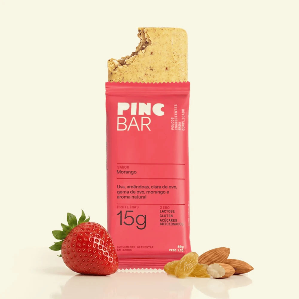 Pinc Bar Barra de Proteína sabor Morango, unidade