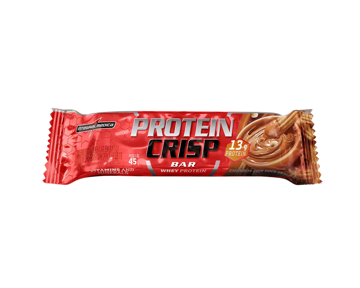 Protein Crisp Bar Integralmédica Churros com Doce de Leite / 1 Unidade