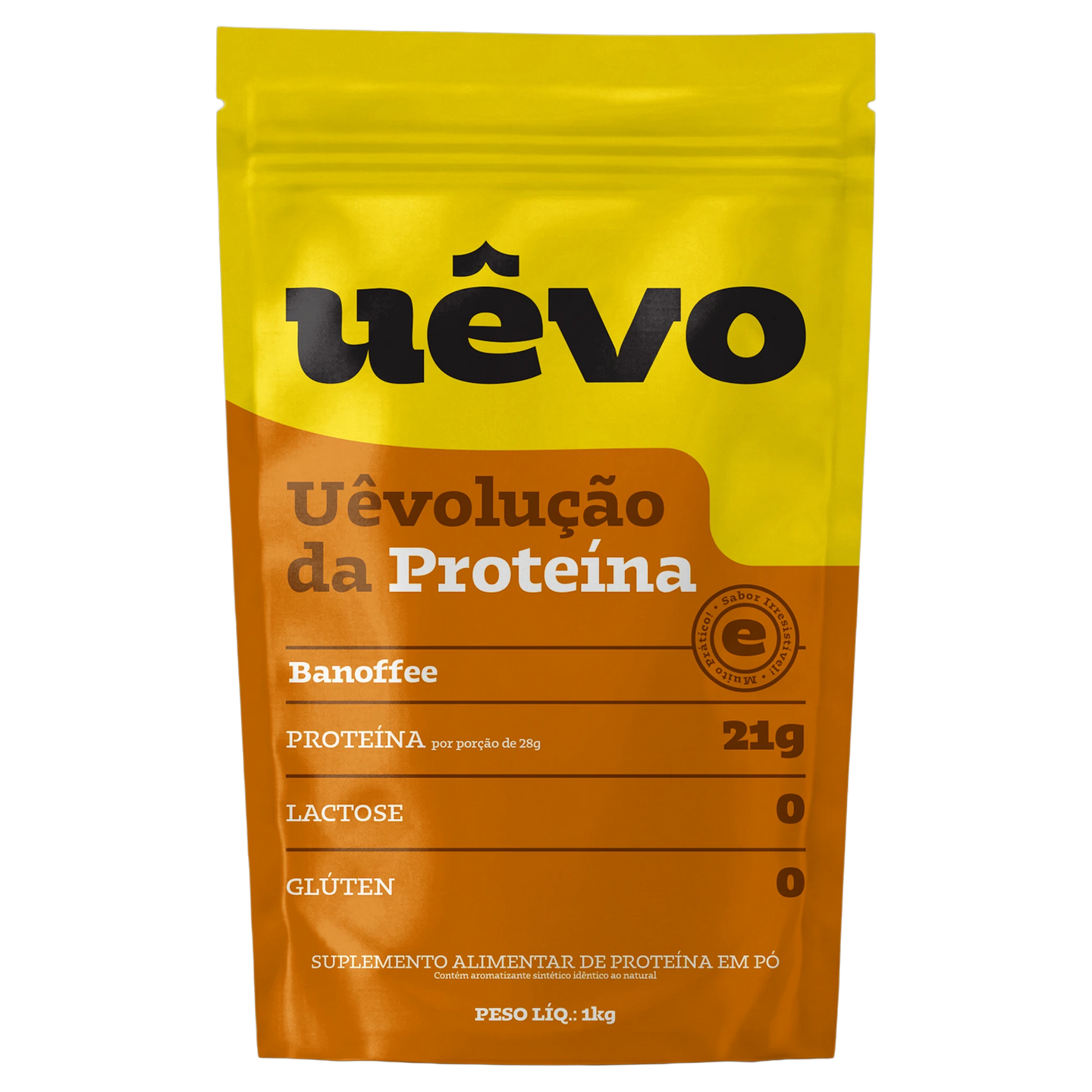 Pouch de Proteína Uêvo 1 kg sabor Banoffee