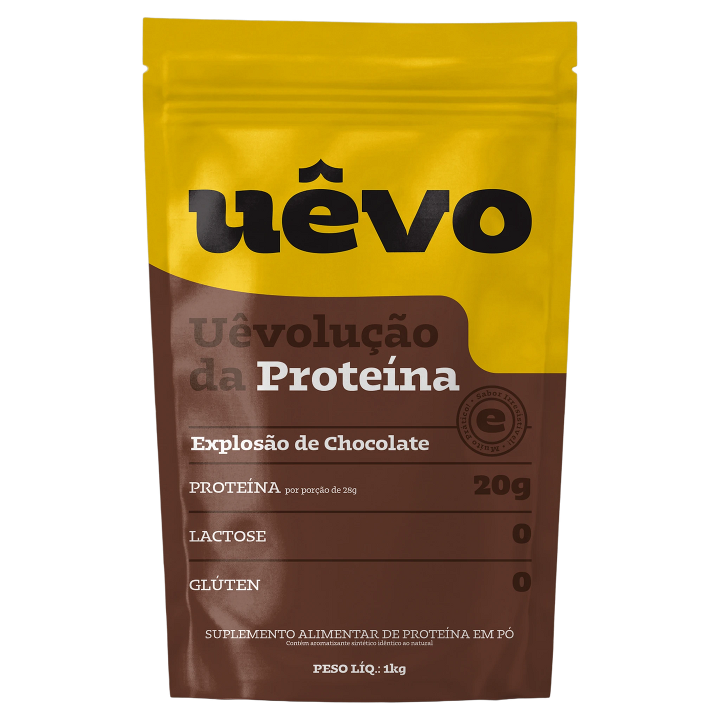 Pouch de Proteína Uêvo 1 kg sabor Explosão de Chocolate