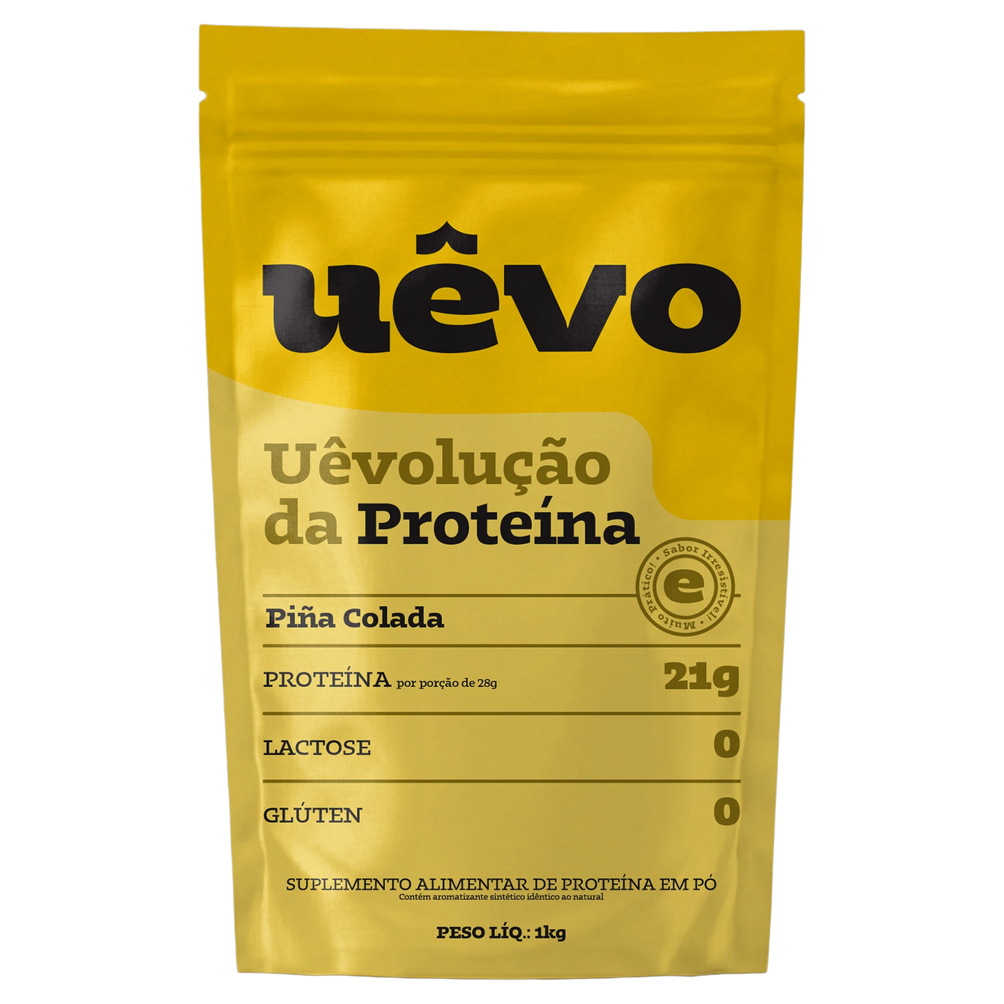 Pouch de Proteína Uêvo 1 kg sabor Piña Colada