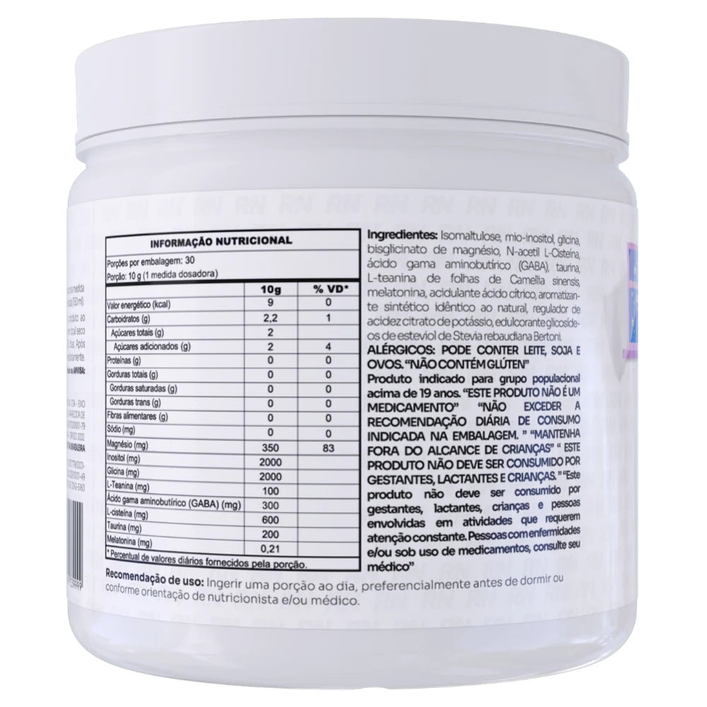Reall Calm 3.0 - Informação nutricional