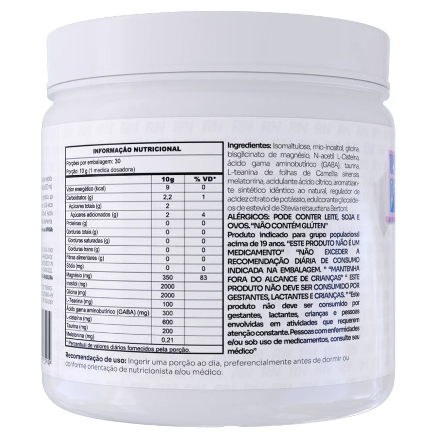 Reall Calm 3.0 - Informação nutricional