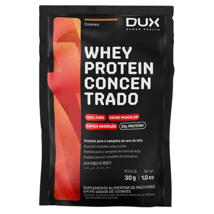 Whey Protein Concentrado Sachê DUX Chocolate