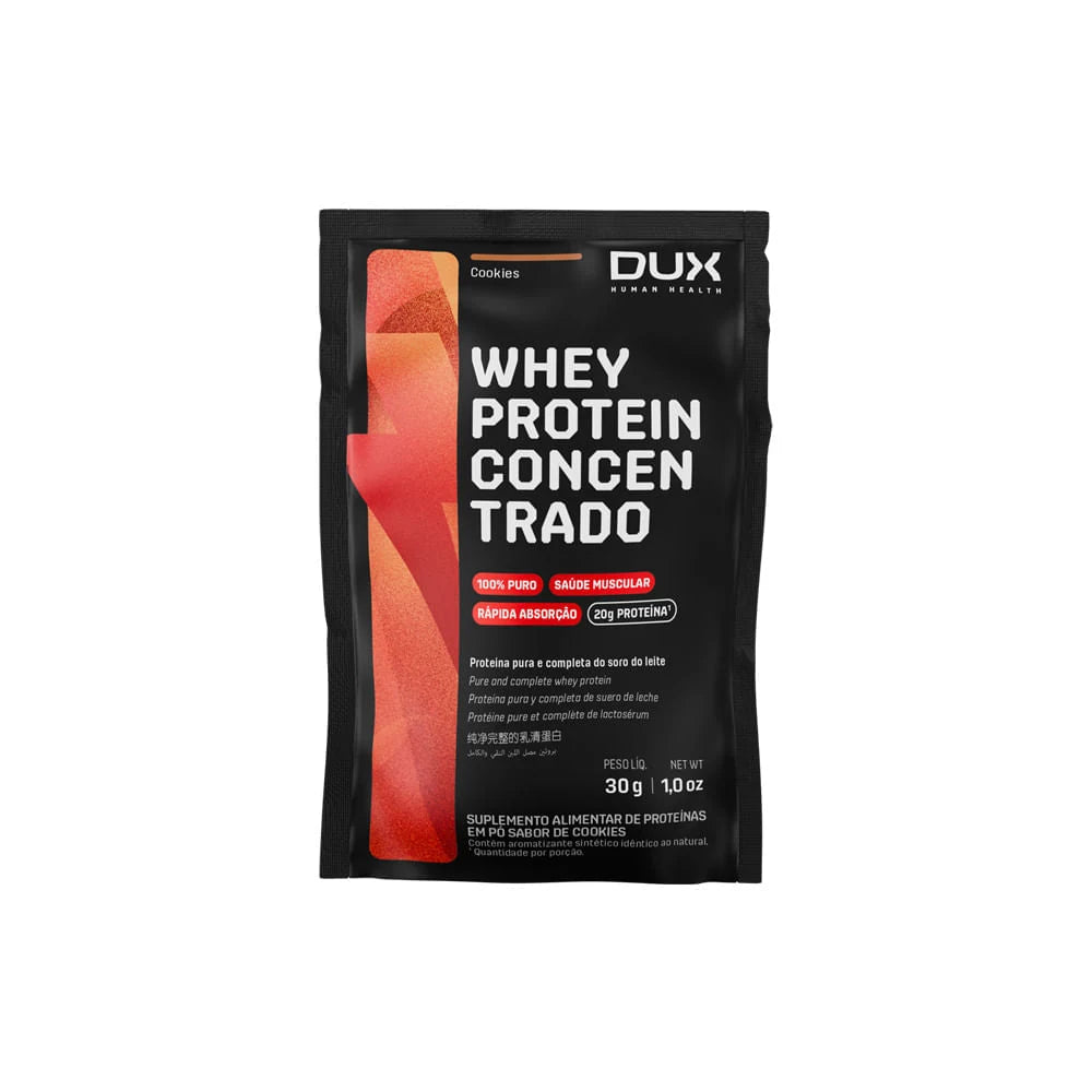 Whey Protein Concentrado Sachê DUX Cappuccino