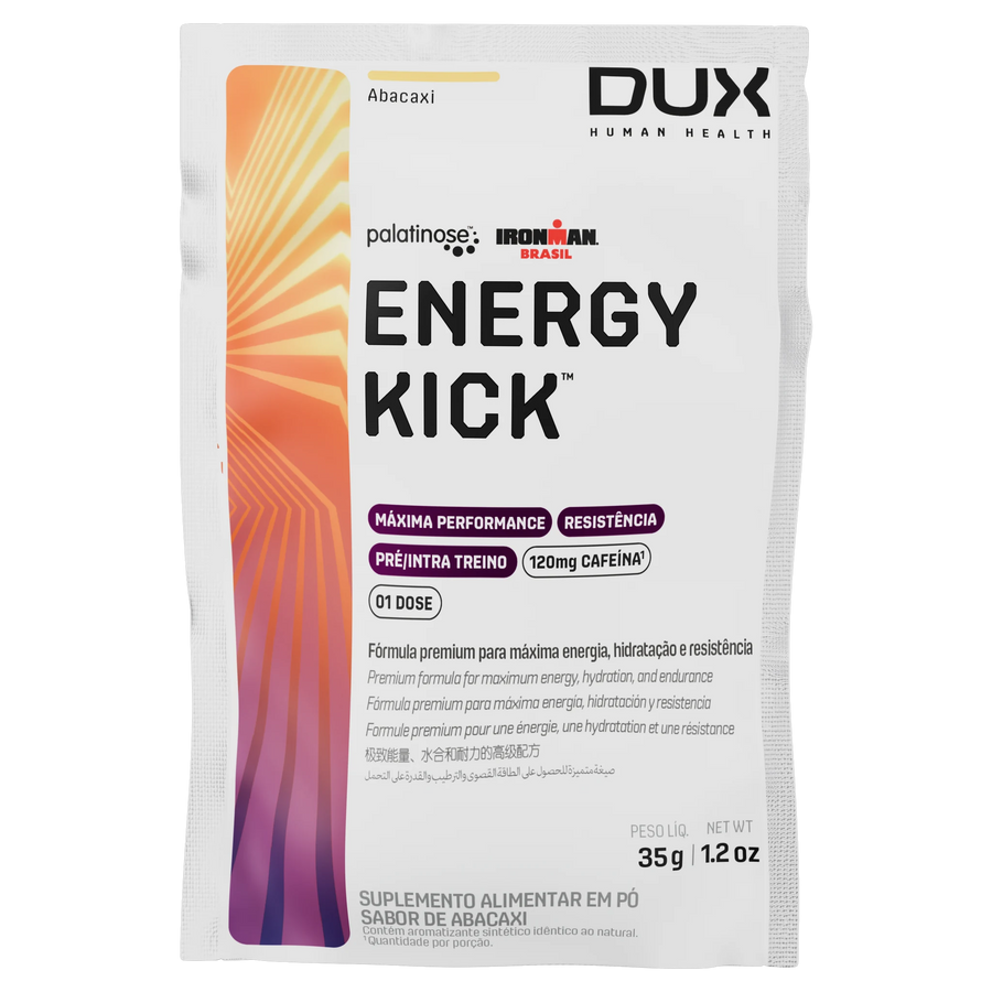 Energy Kick Cafeína Sachê DUX Abacaxi