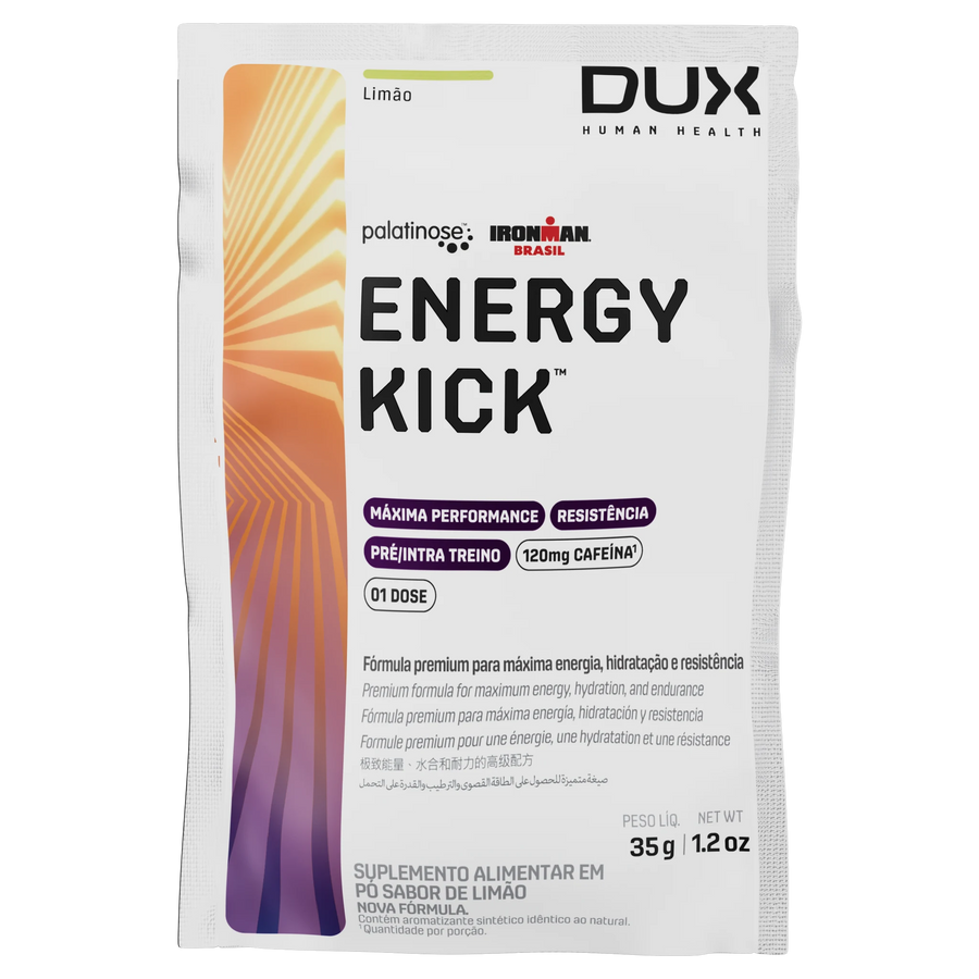 Energy Kick Cafeína Sachê DUX Limão