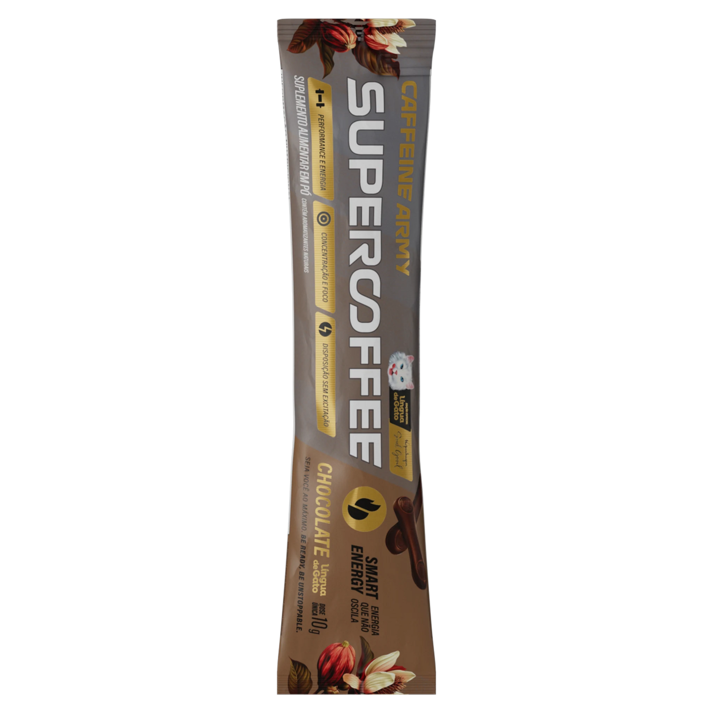 SuperCoffee Stick Chocolate Língua de Gato Kopenhagen 10g