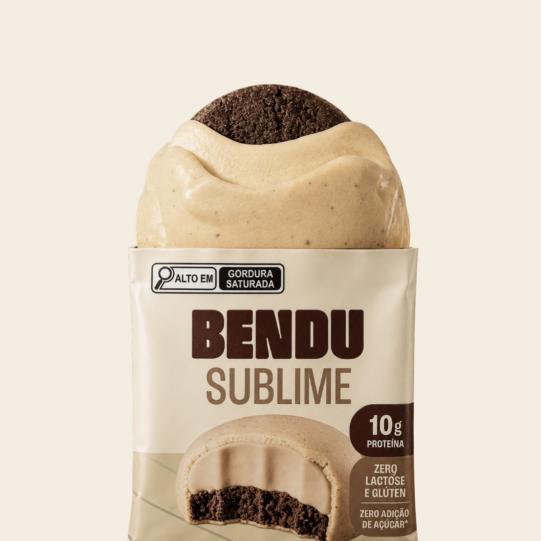 Sublime Cookies Bendu 40 g sobre a embalagem aberta