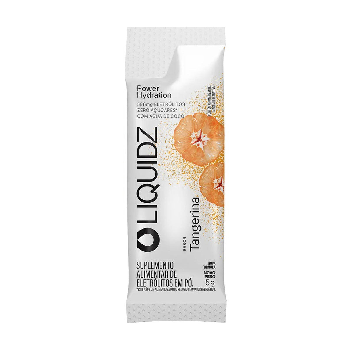 Sachê de 5 g do Liquidz Eletrólitos sabor Tangerina