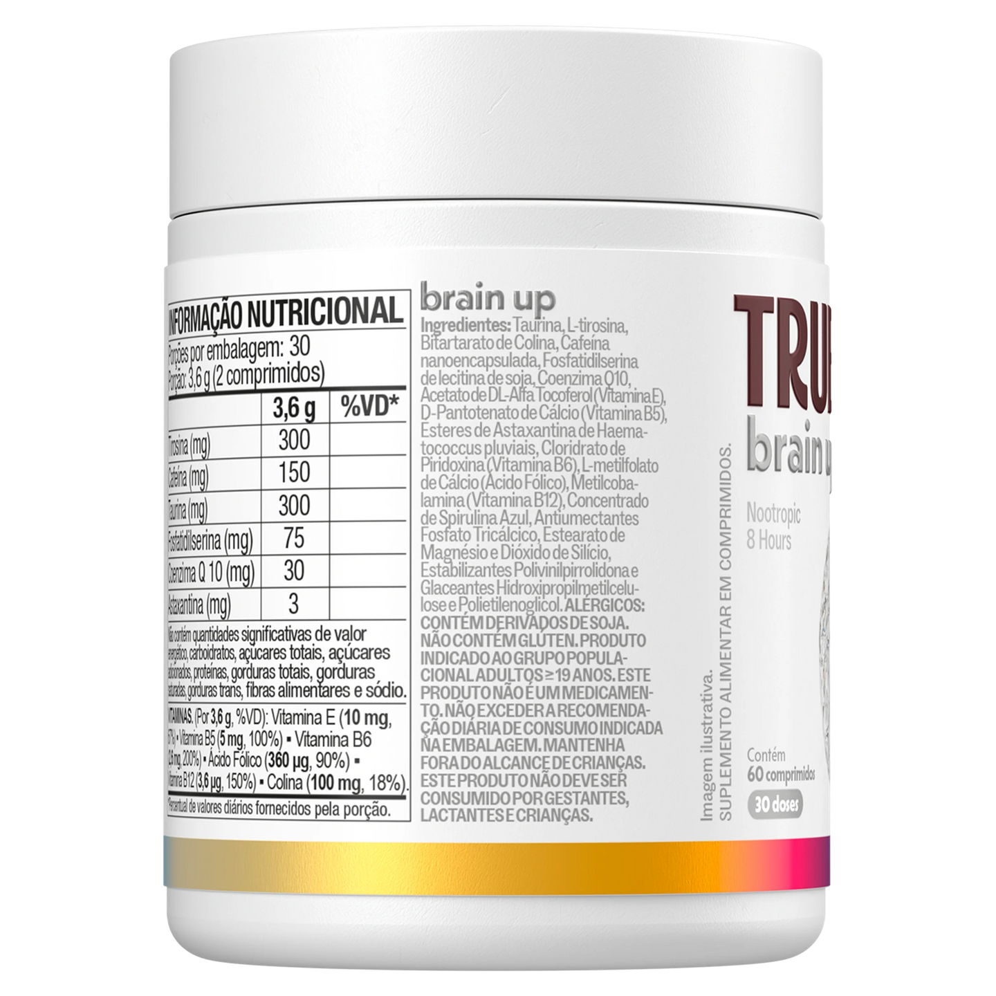 True Brain Up 8h - lateral