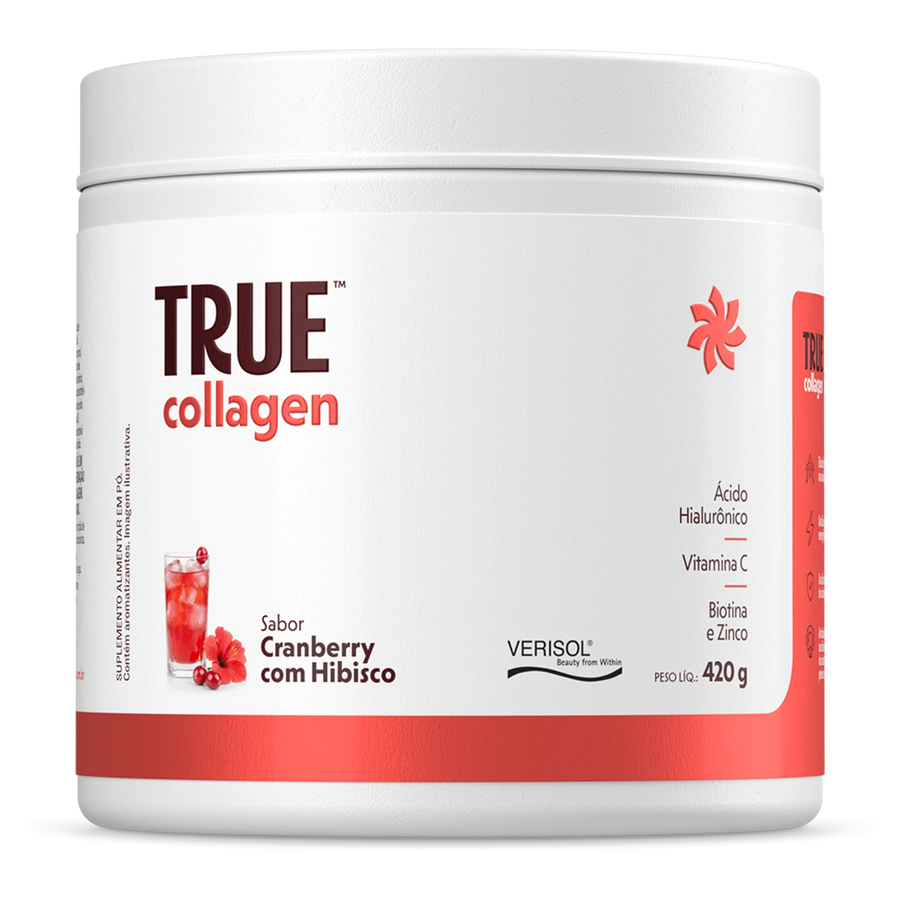 True Collagen Cranberry com Hibisco 420g