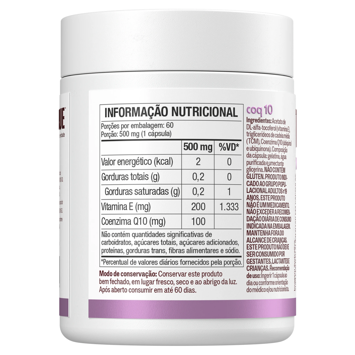 True CoQ10 Ubiquinol - verso