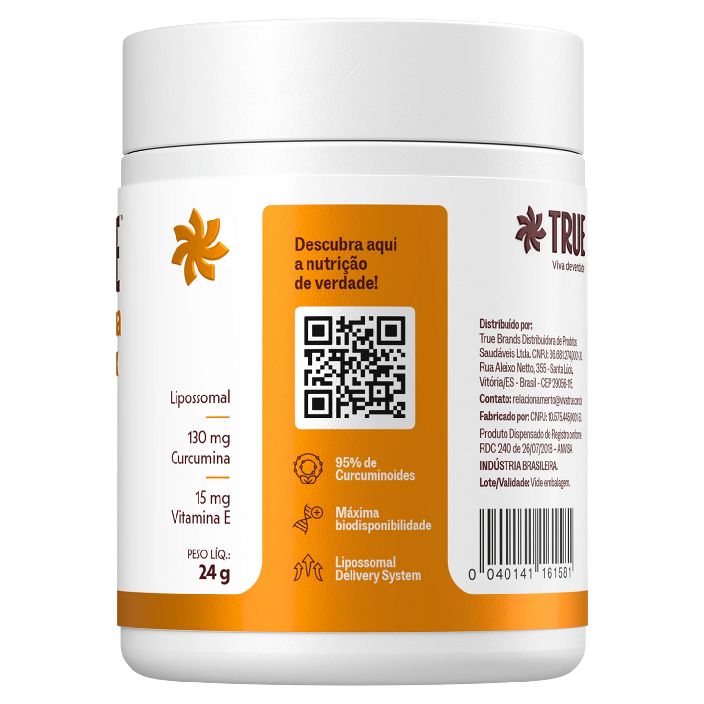 True Cúrcuma Biomax - lateral direita