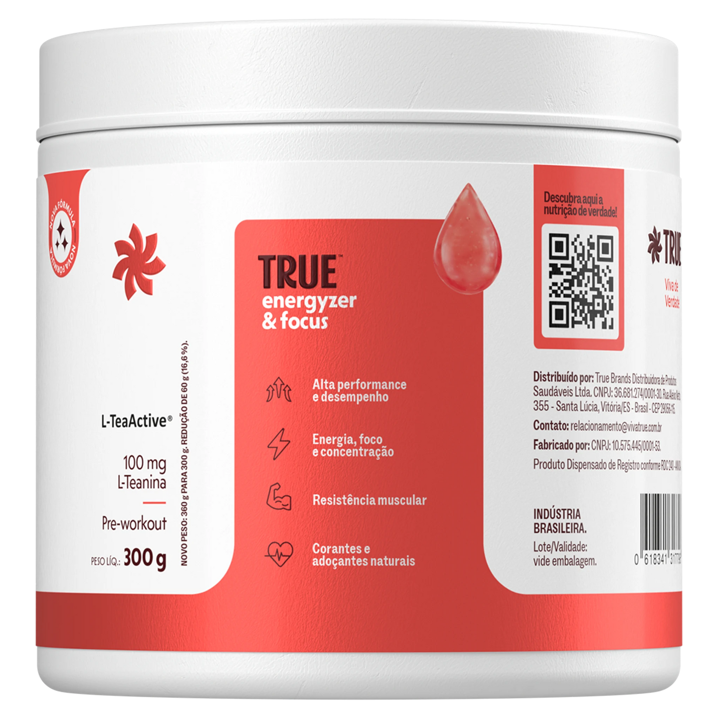 Energyzer Focus Fruit Punch - lateral direita