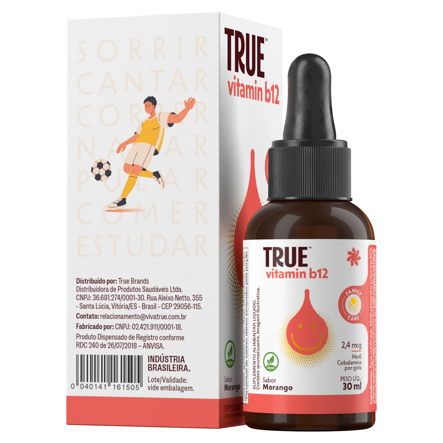 True Vitamina B12 Líquida - lateral esquerda