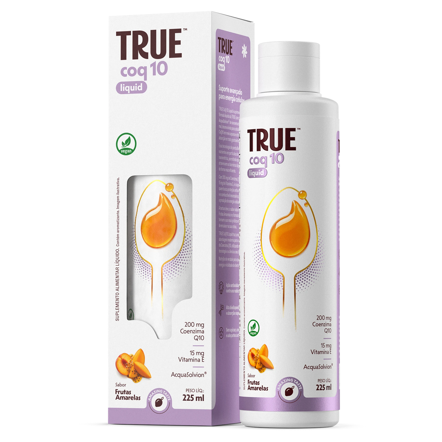 True CoQ10 Liquid 225ml - composição 2