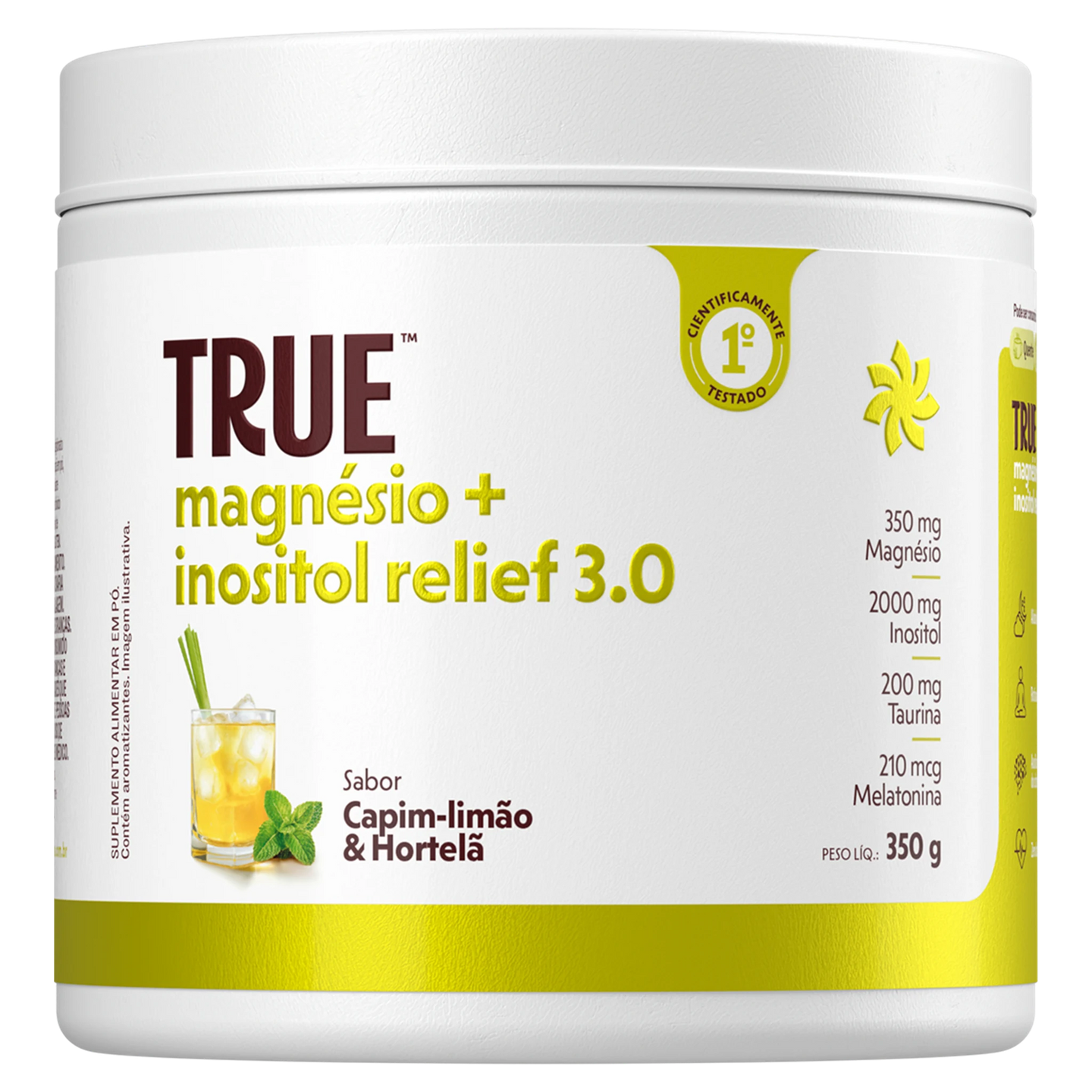 Relief 3.0 Capim Limão e Hortelã lata 350g - frente