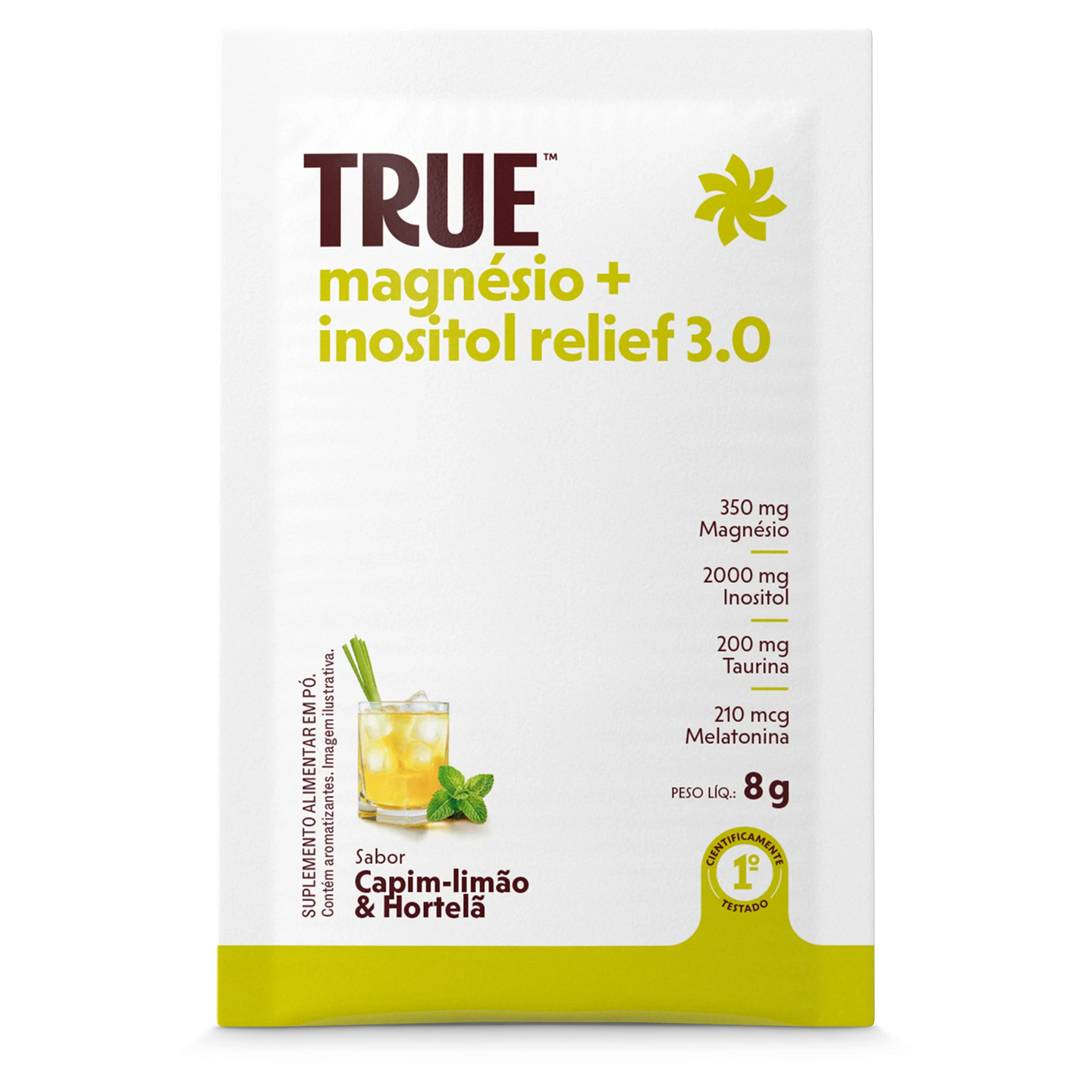 Relief 3.0 Capim Limão e Hortelã sachê 7g