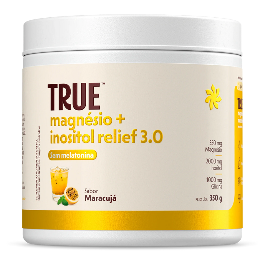 Kit Duplo Magnésio + Inositol 3.0 TRUE — pote sabor Maracujá