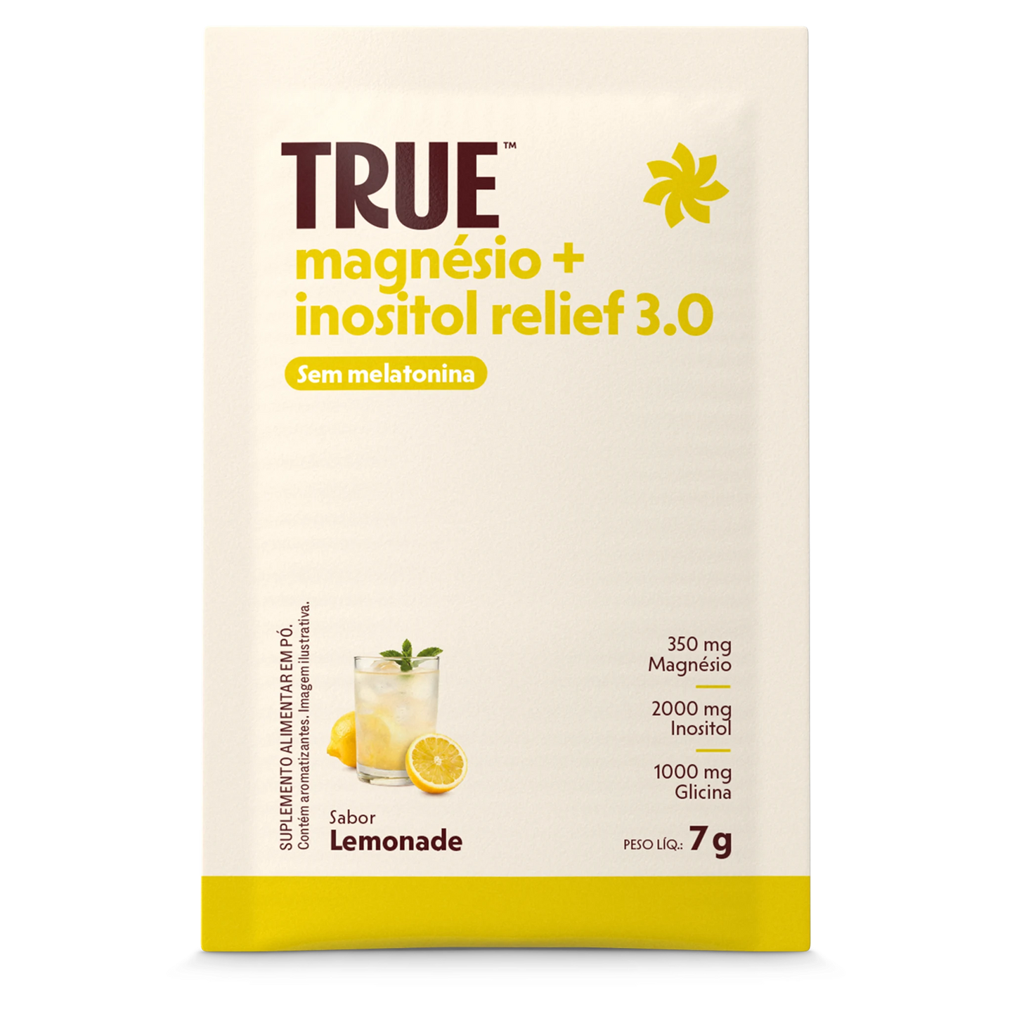 Relief 3.0 Sem Melatonina Lemonade sachê 7g