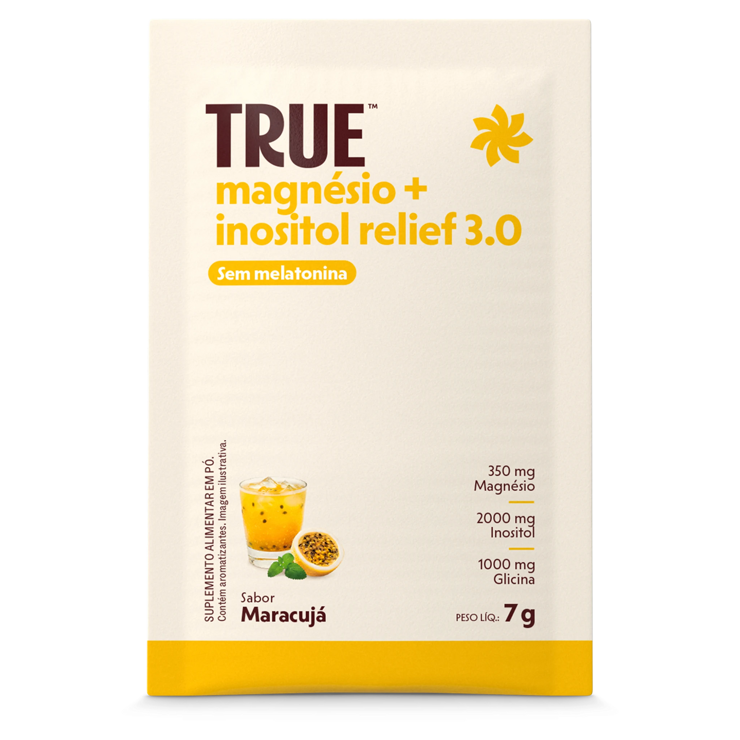 Relief 3.0 Sem Melatonina Maracujá sachê 7g