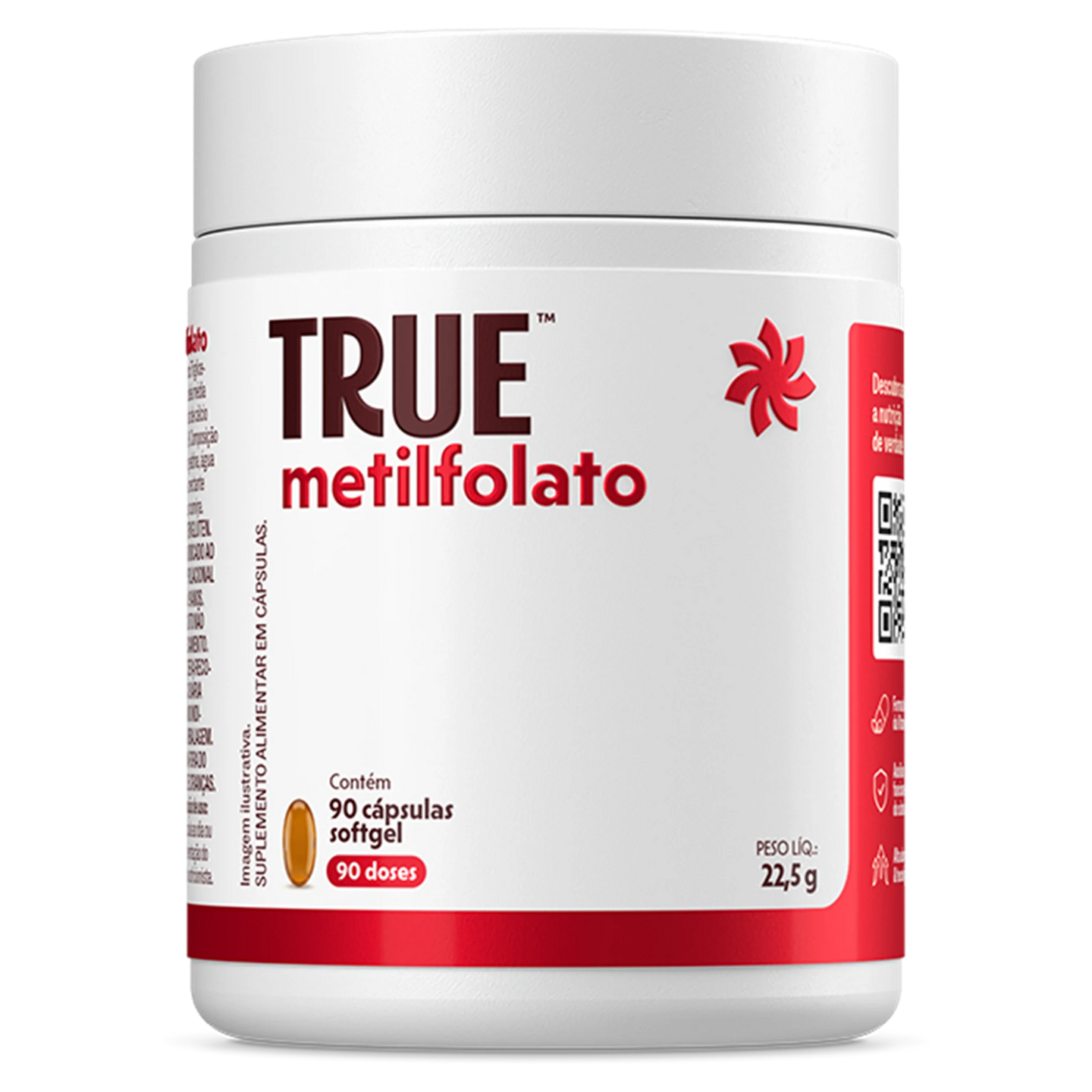 True Metilfolato 90 cápsulas