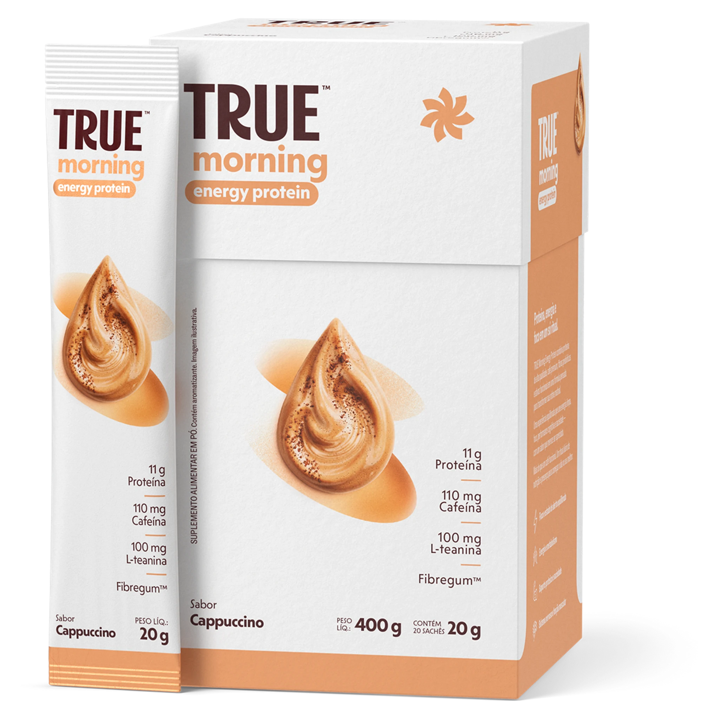 True Morning Cappuccino - sachê e caixa