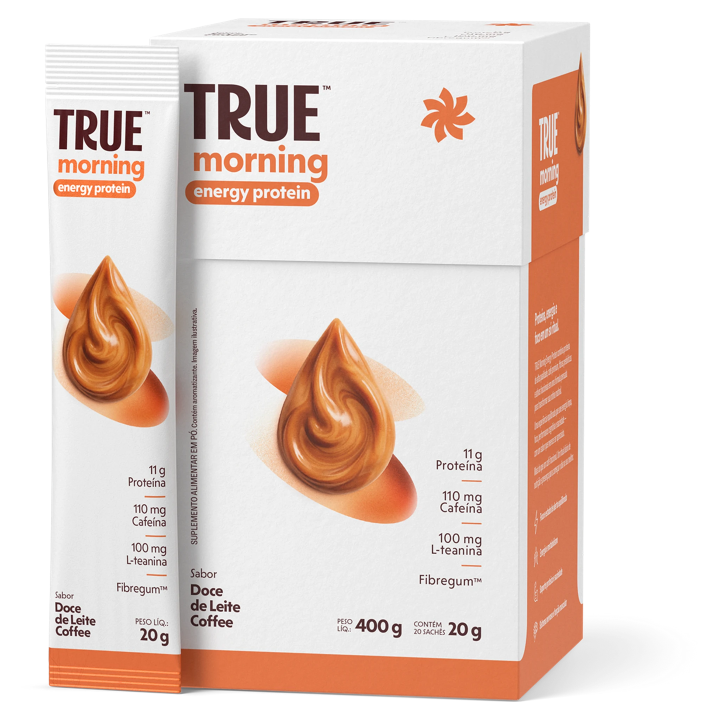 True Morning Doce de Leite Coffee - sachê e caixa