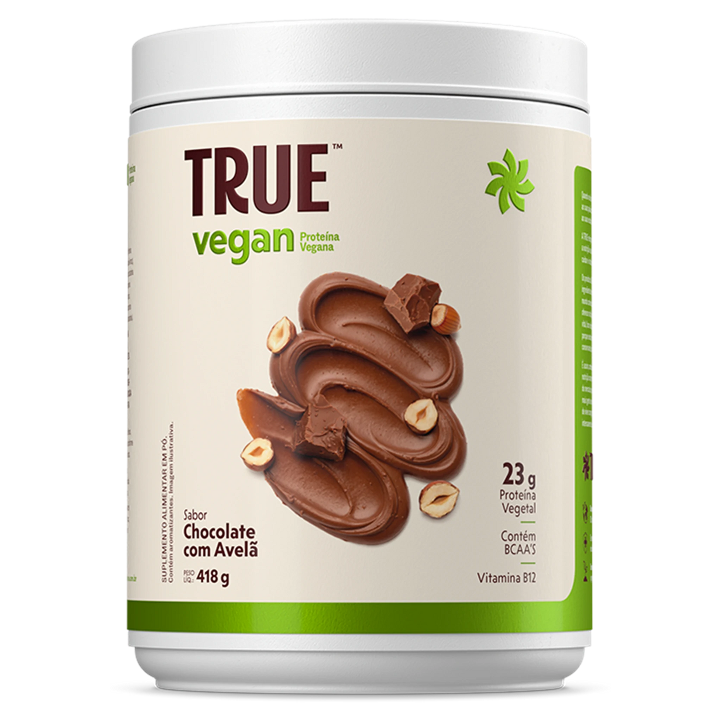True Vegan Chocolate com Avelã 418g