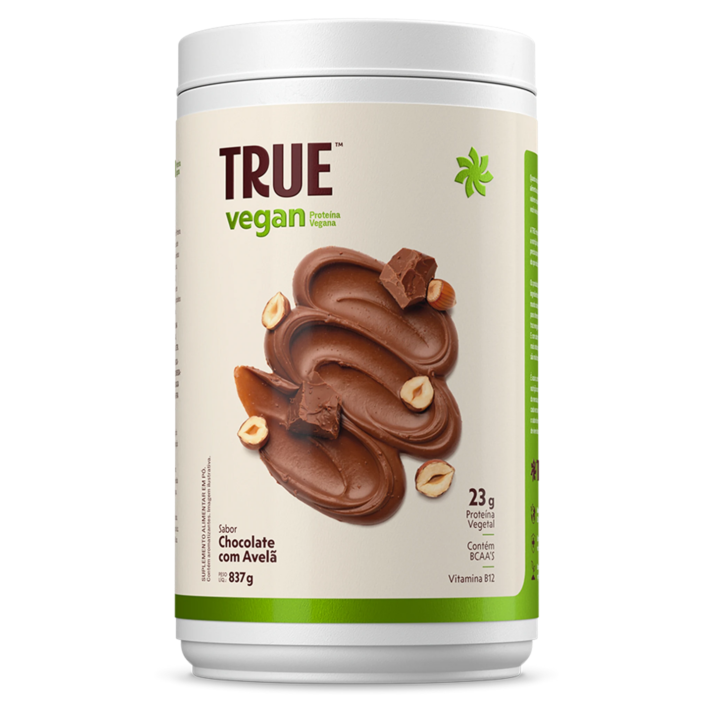 True Vegan Chocolate com Avelã 837g