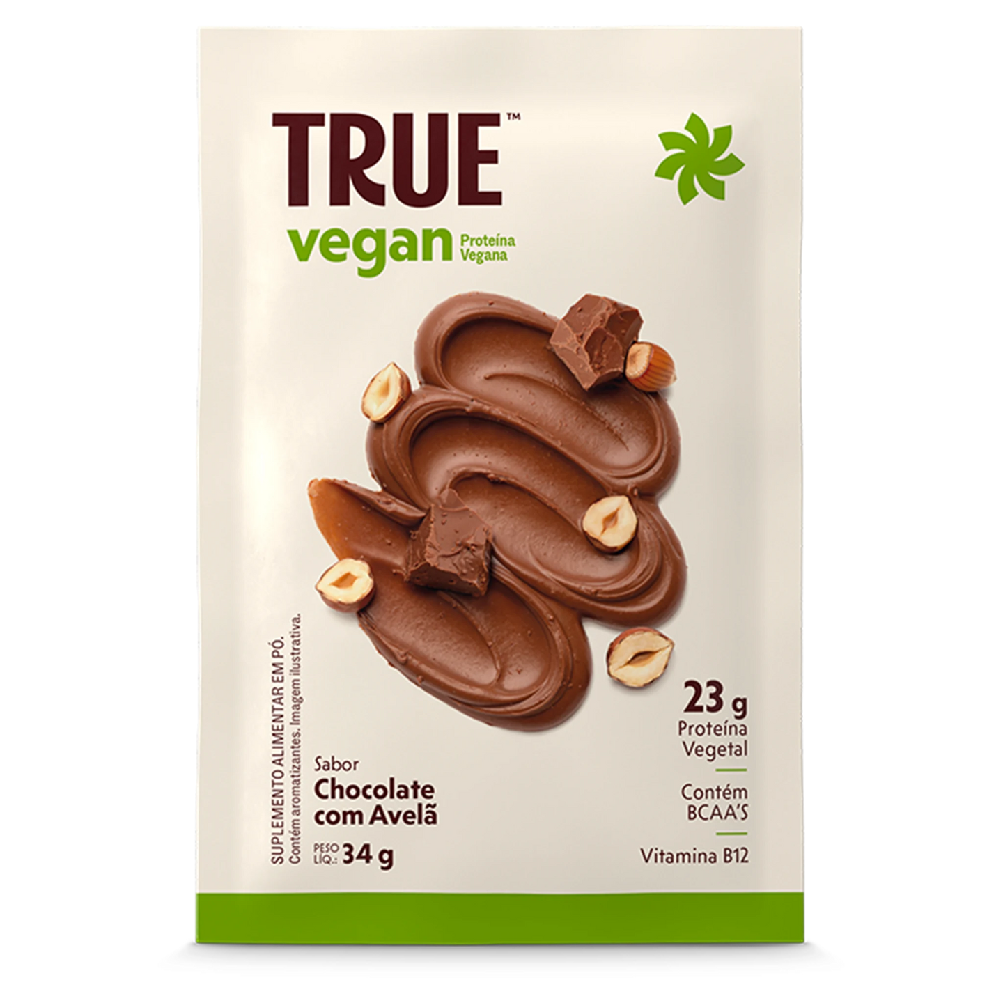 True Vegan sachê Chocolate com Avelã