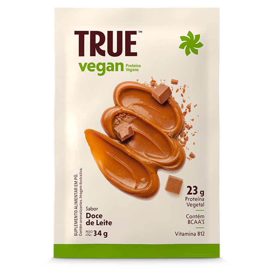 True Vegan sachê Doce de Leite