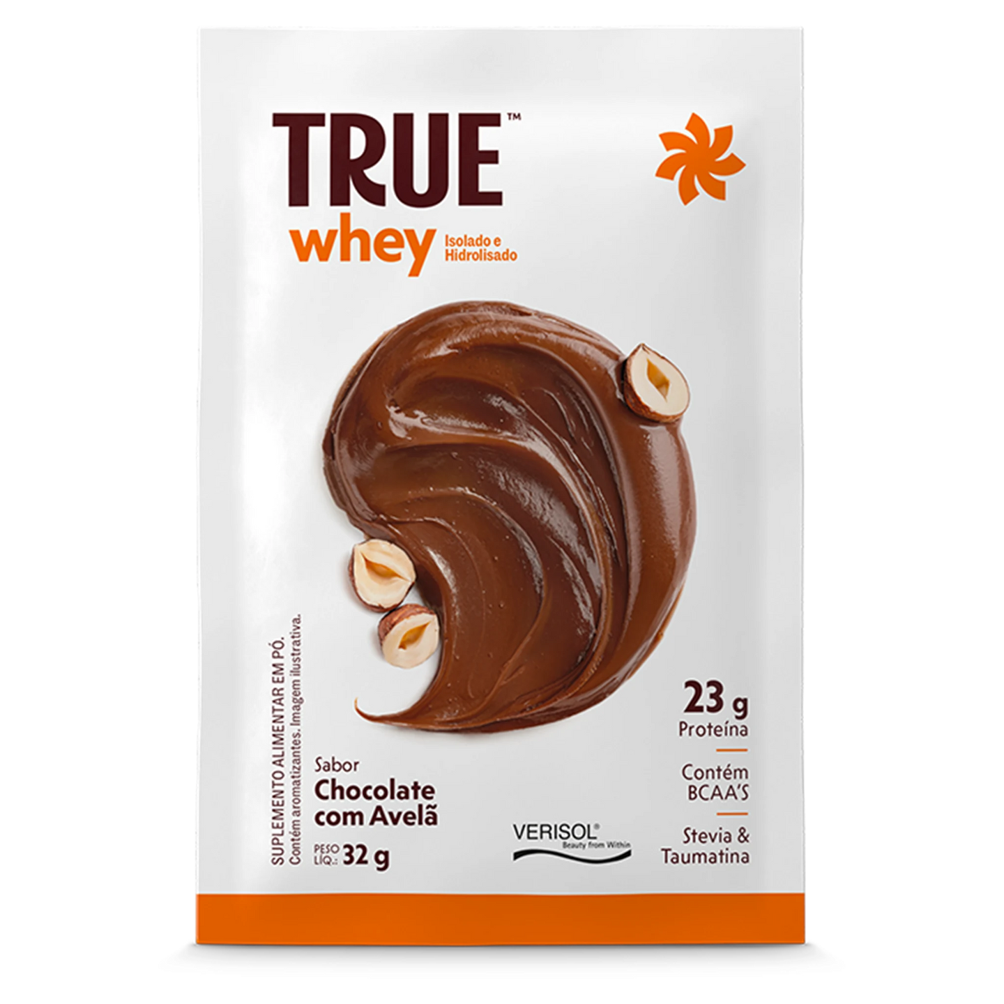 True Whey sachê Chocolate com Avelã