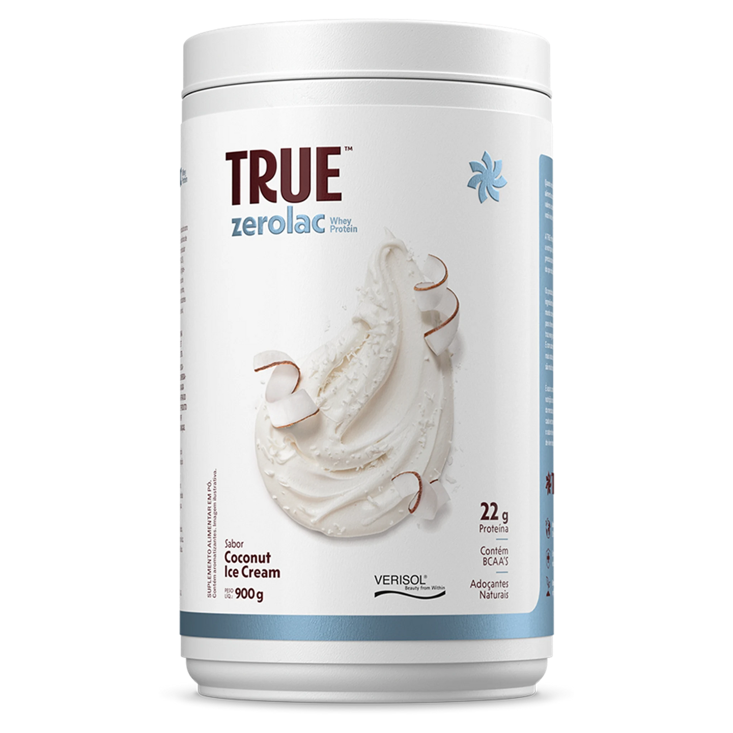 True Zerolac Coconut Ice Cream 900g