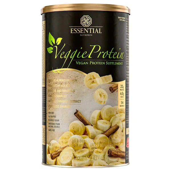 Veggie Protein Banana com Canela Essential Nutrition — 462g