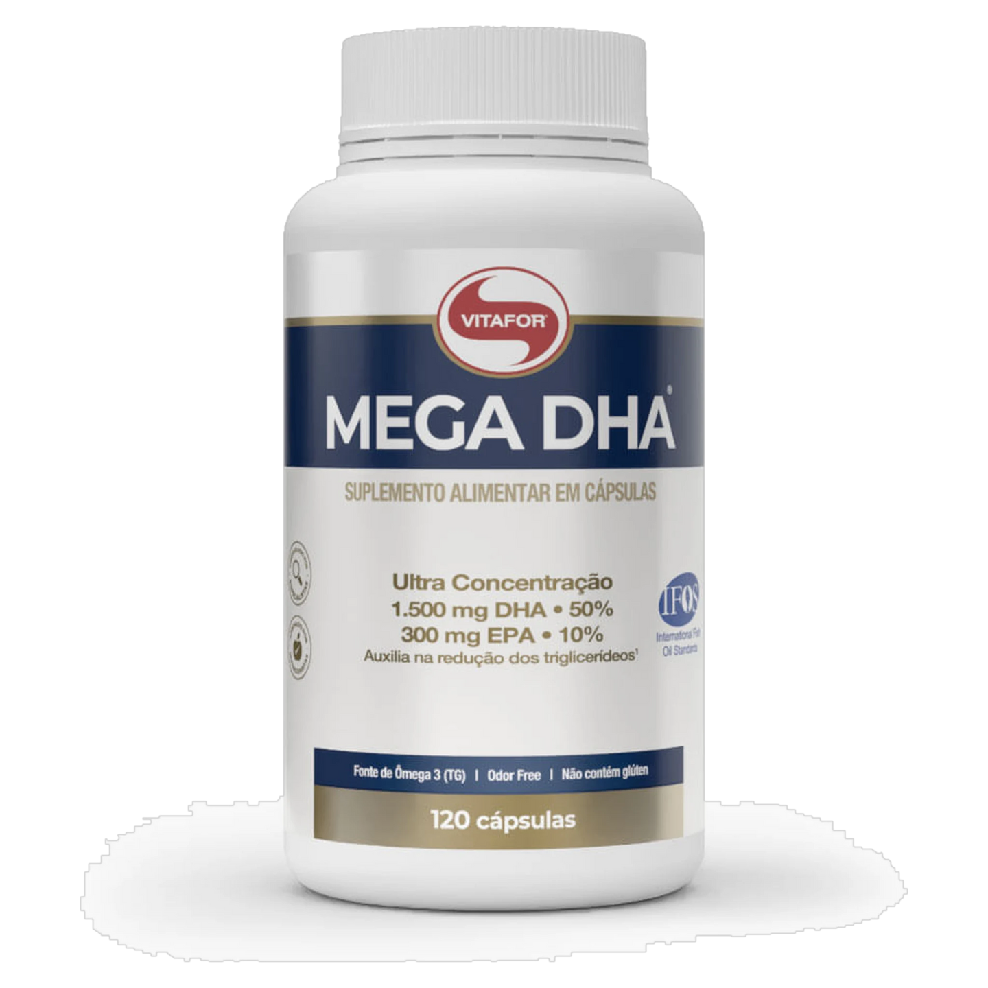 Mega DHA: Ômega 3 — 120 cápsulas
