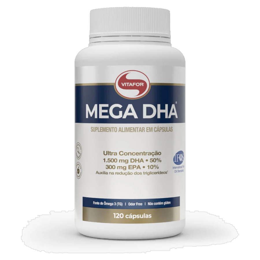Mega DHA: Ômega 3 — 120 cápsulas