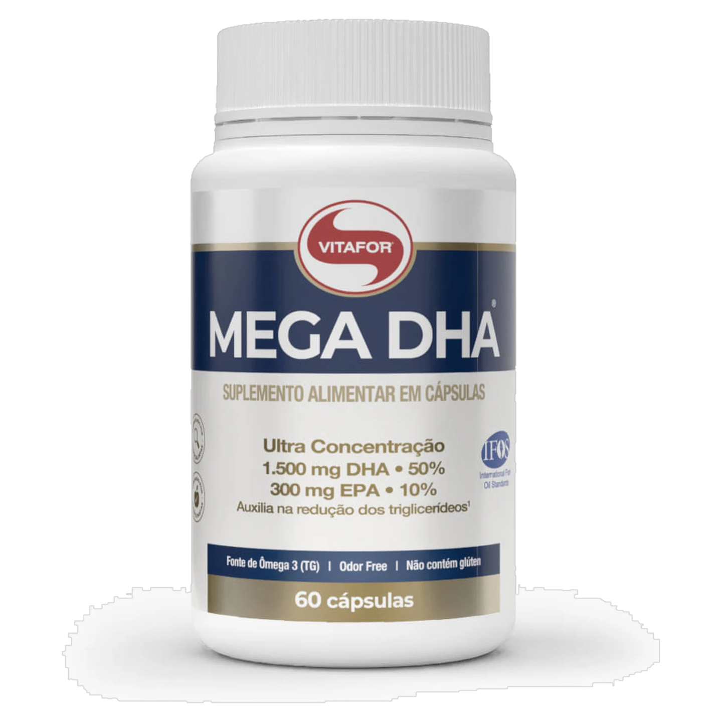 Mega DHA: Ômega 3 — 60 cápsulas